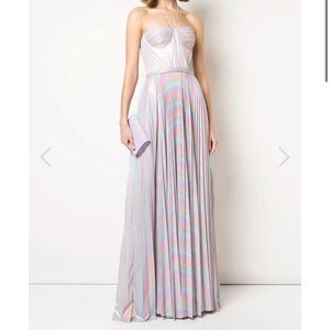 LOOKING FOR THIS DRESS! Pleated metallic lame gown